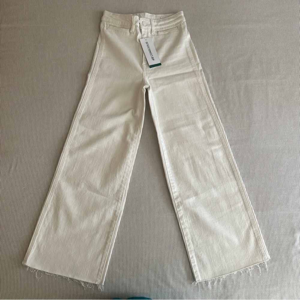 H&M white denim